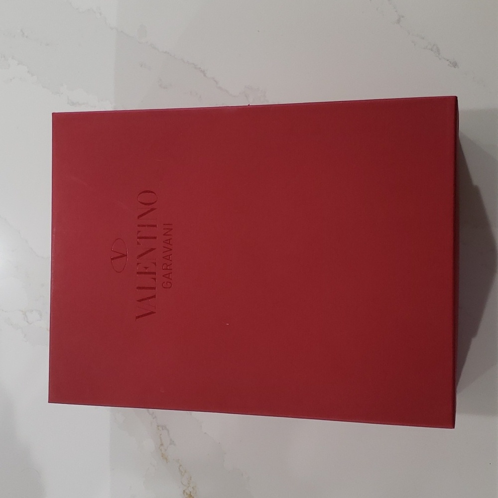 Valentino Garavani shoe box and dust bag